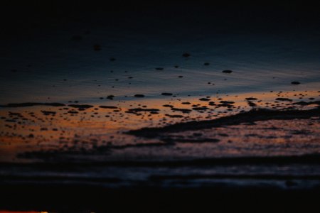 Dark, Waves, Reflection