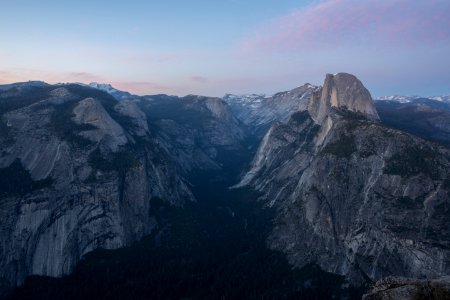 bird's eye view of mountains photo