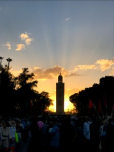 Koutoubia mosque, Marrakesh, Morocco photo