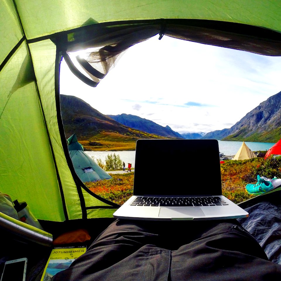 Norway, Jotunheimen, Lake