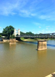 Waco suspension bridge, Waco, United states