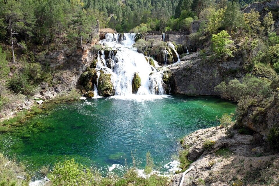 Pool river landscape