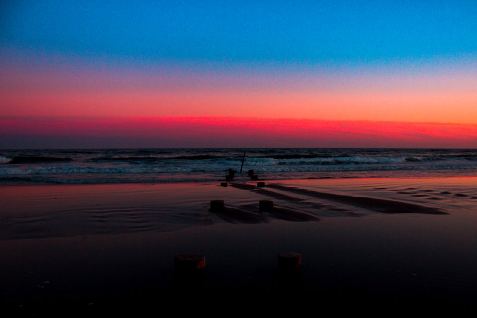 Ocean city, United states, Blue sky