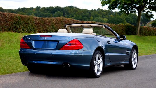 Classic car convertible fast