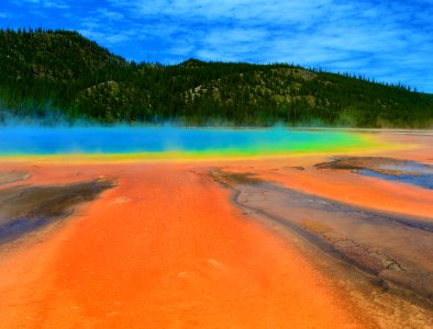 Yellowstone national park, United states, Bacteria photo