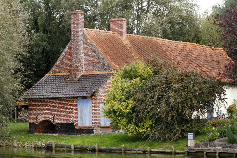 Cottage building old village
