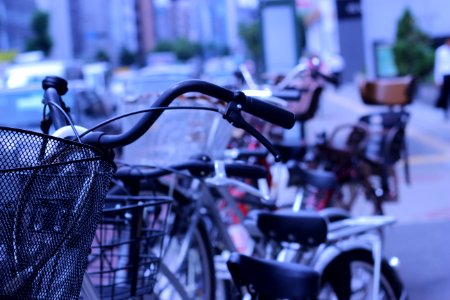 Japan, Osaka prefecture, Bike