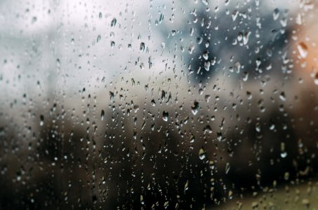 Grey, Focus, Raindrop
