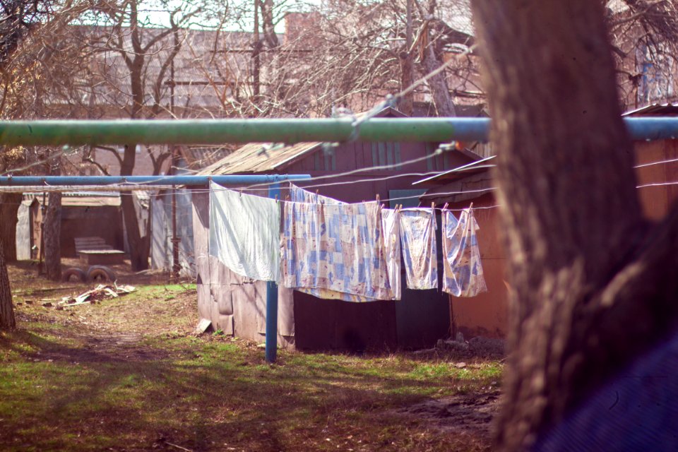 Ukraine, Kryvyi rih, Courtyard