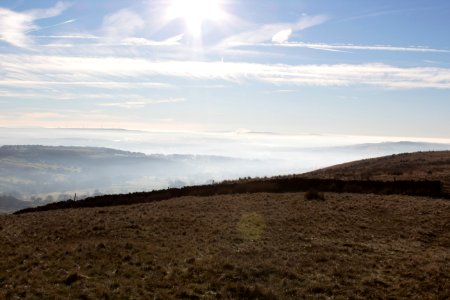 Pendle hill, Nelson, United kingdom photo