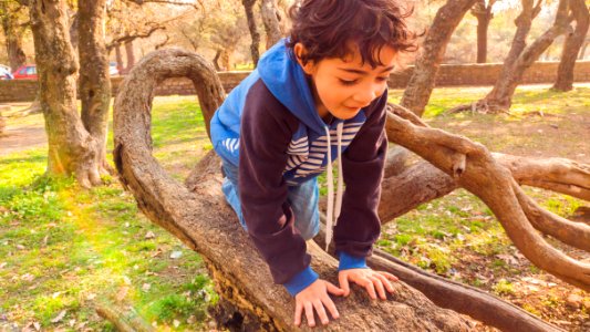 Happy, Climbing, Park