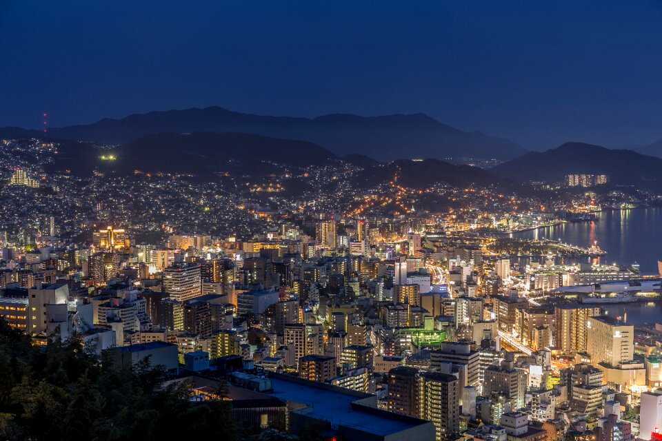 Night cityscape light