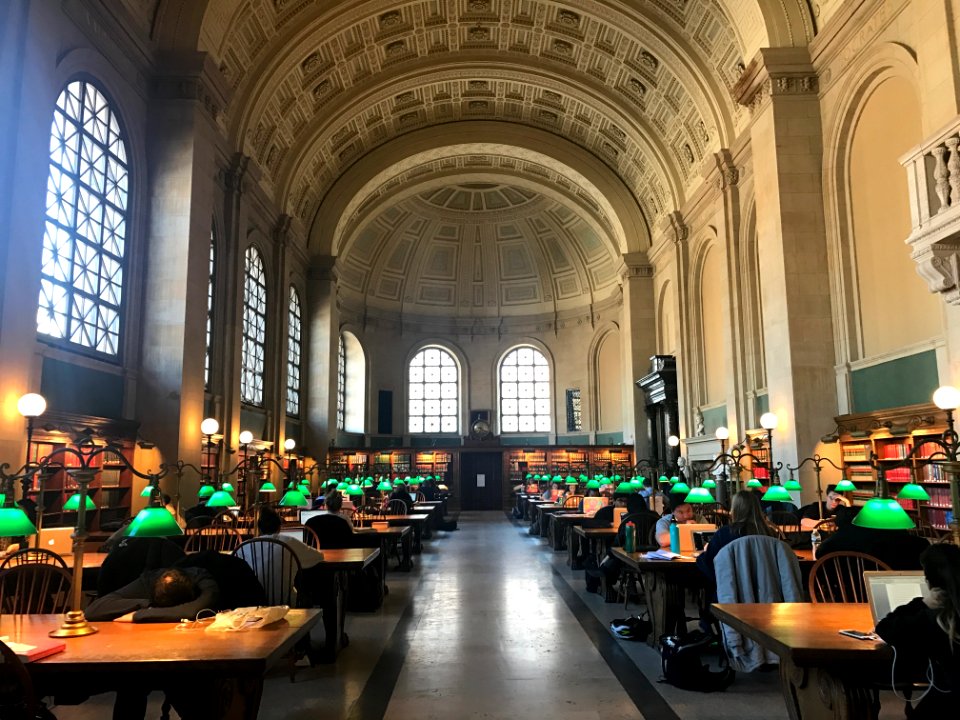 Boston public library, Boston, United states