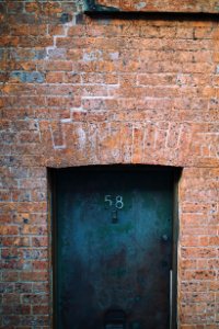 number 58 black door