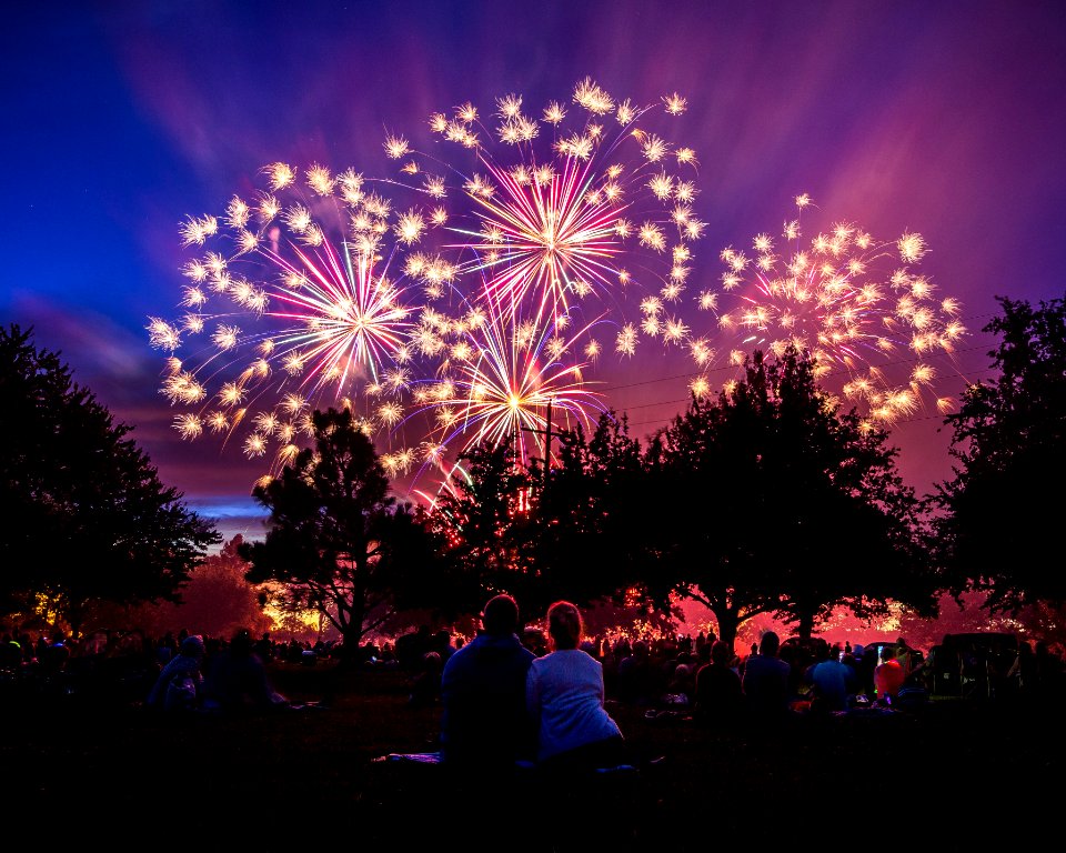 Crowd, Celebration, Night