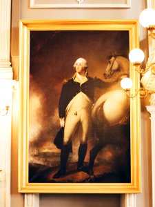 man with horse painting