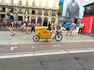 Madrid, Spain, Courier photo