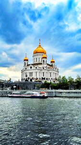 Stormy sky the churches of moscow orthodoxy