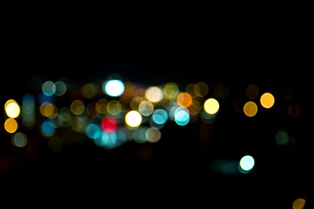 yellow and red bokeh lights