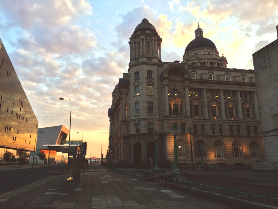 Liverpool, Cityscape, Sunrise