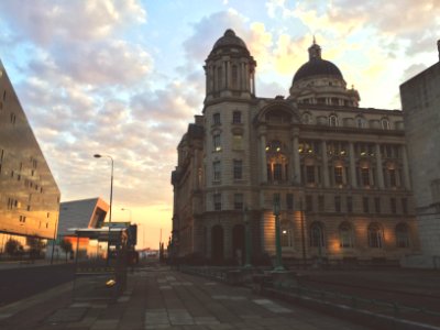 Liverpool, Cityscape, Sunrise
