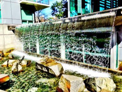 Rocks, Waterfall, Water