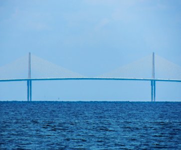 Sunshine skyway bridge, Tampa, United states photo