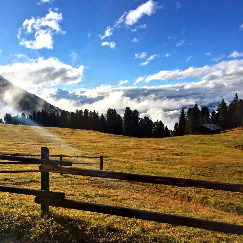 Dolomite mountains, Italy, Clouds