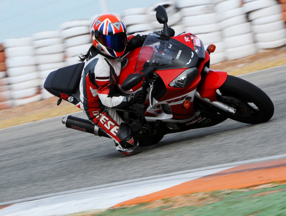 Motorbike knee down