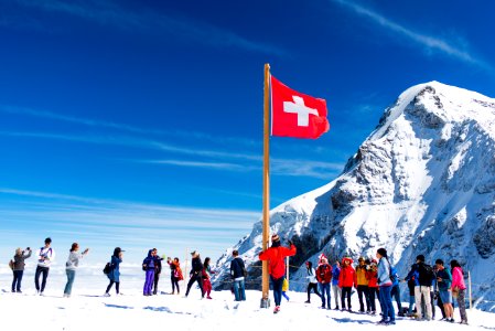 Jungfraujoch, Switzerland, Top of europe photo