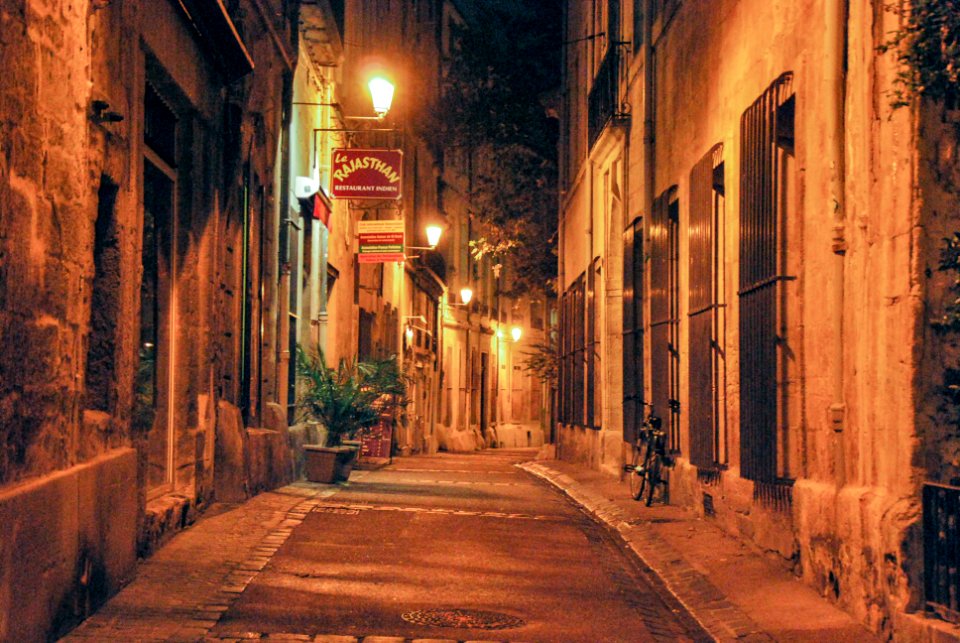 Night, Street, Montpellier