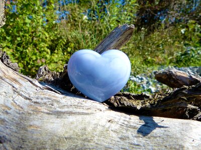 Chalcedony light blue luck