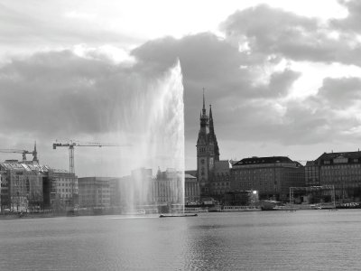 Jungfernstieg, Hamburg, Germany