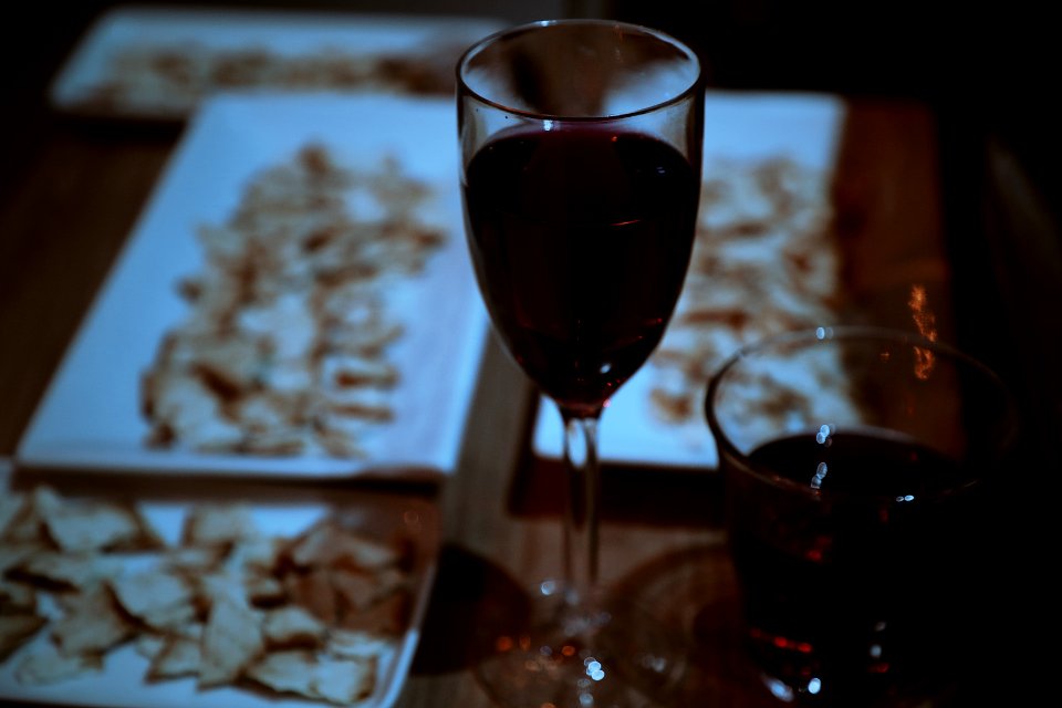Copa de vino, Blue