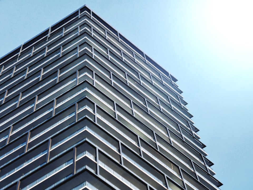 low-angle photo of high rise building