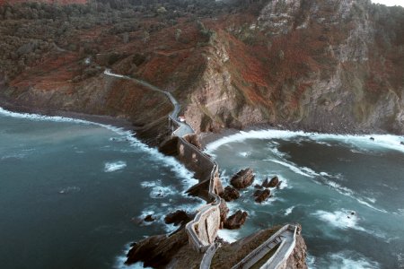 Spain, San juan de gaztelugatxe, Scape