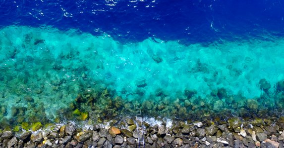 rocks underwater
