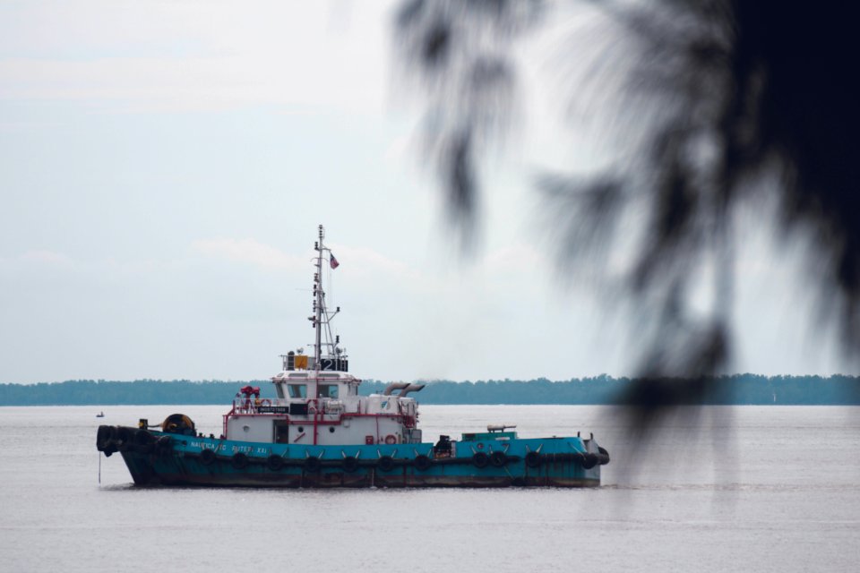 Harbor, Ship, Beach