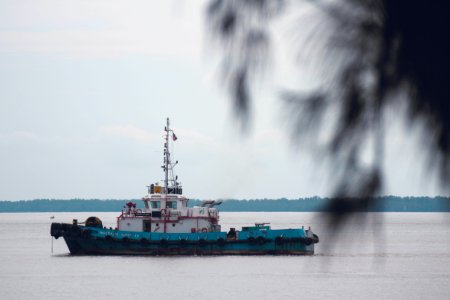 Harbor, Ship, Beach