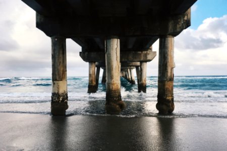 Ocean, Lake worth pier, Palm beach photo