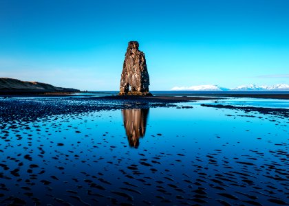 Hvitserkur, Iceland, Reflection