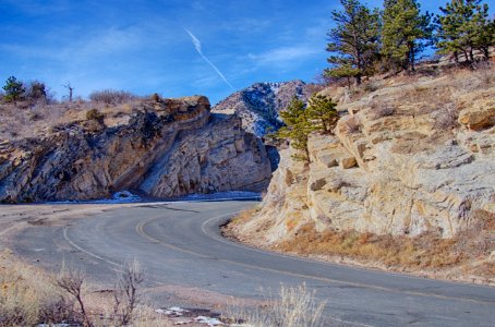 Dinosaur ridge, United states, Blue sky