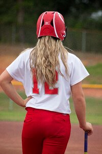 Female player teenager