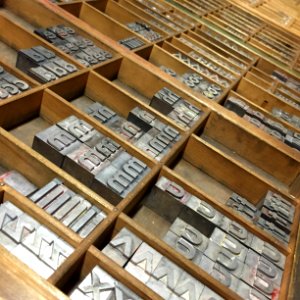 Letterpress, Vintage, Made