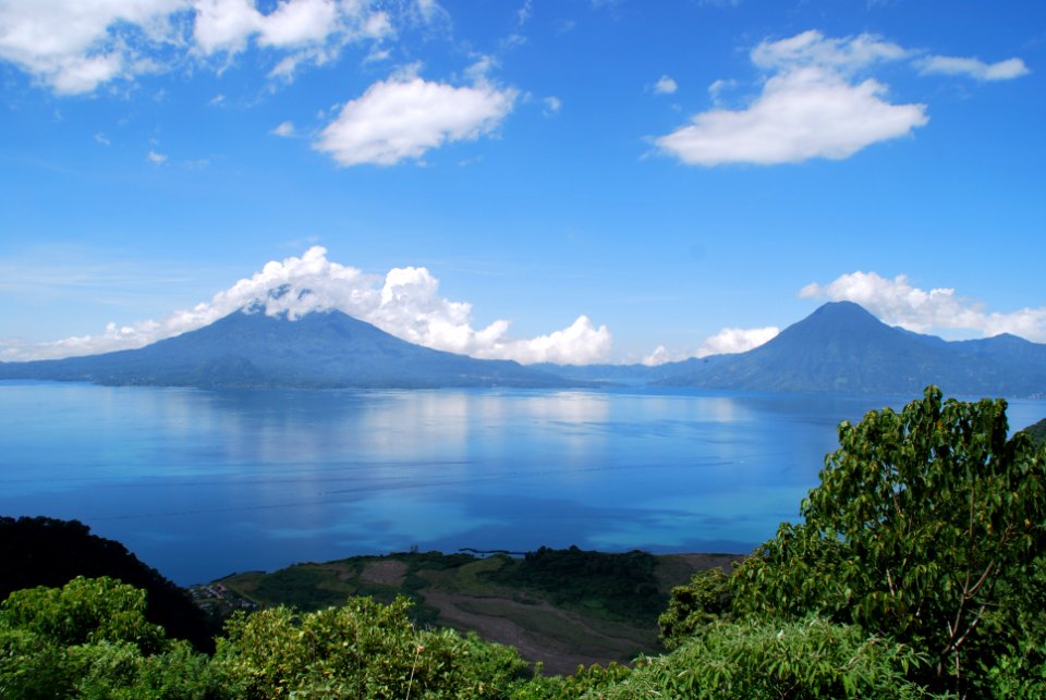 Lago atlitn, Guatemala