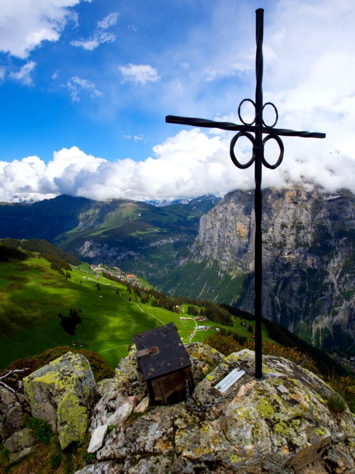 Switzerl, Gimmelwald, Sky