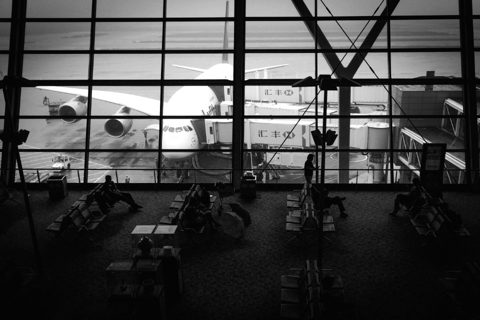 people inside airpot
