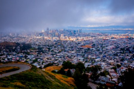 Twin peaks, San francisco, United states photo