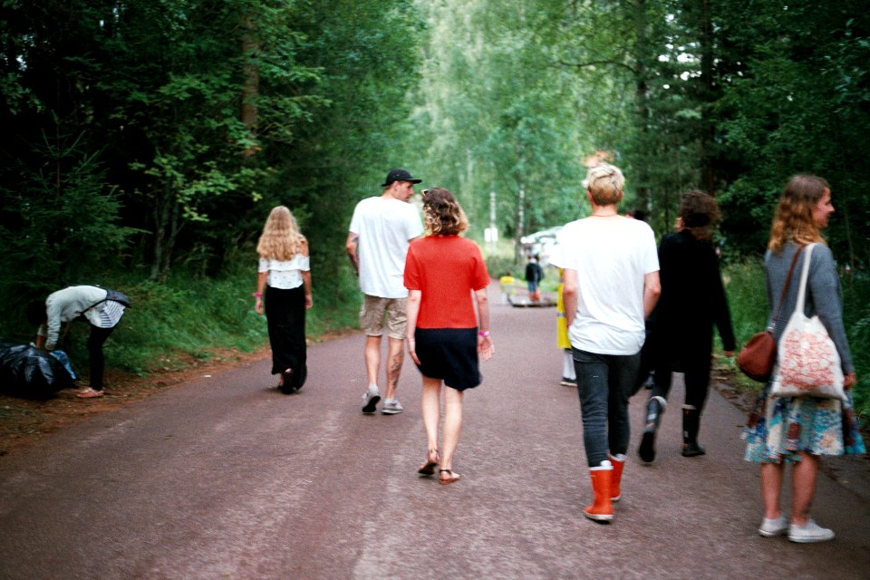 Sweden, Gagnef, Walking