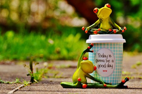 Coffee cup happy